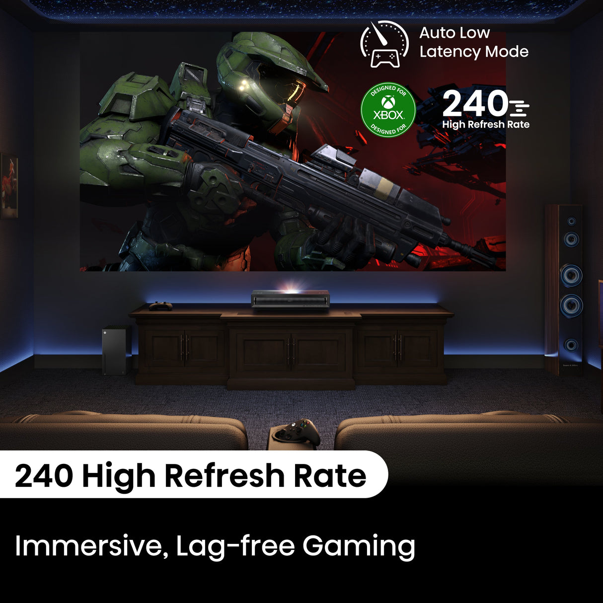 Hisense PX3-PRO 4K UHD Triple Laser UST Home Theater Projector (Up to 150")