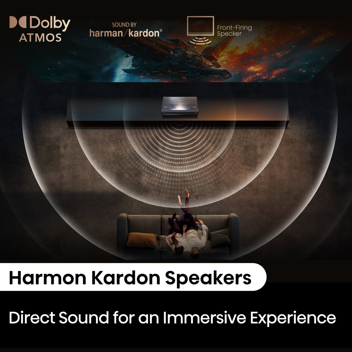 Hisense PX3-PRO 4K UHD Triple Laser UST Home Theater Projector (Up to 150")