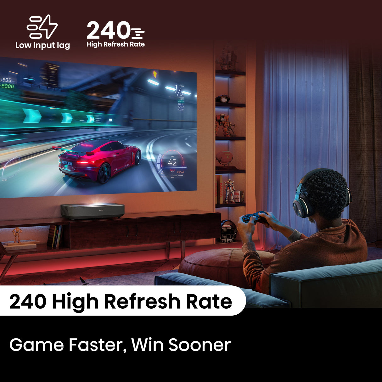 Hisense PL2 4K UHD UST Laser Cinema Projector (Up to 150")