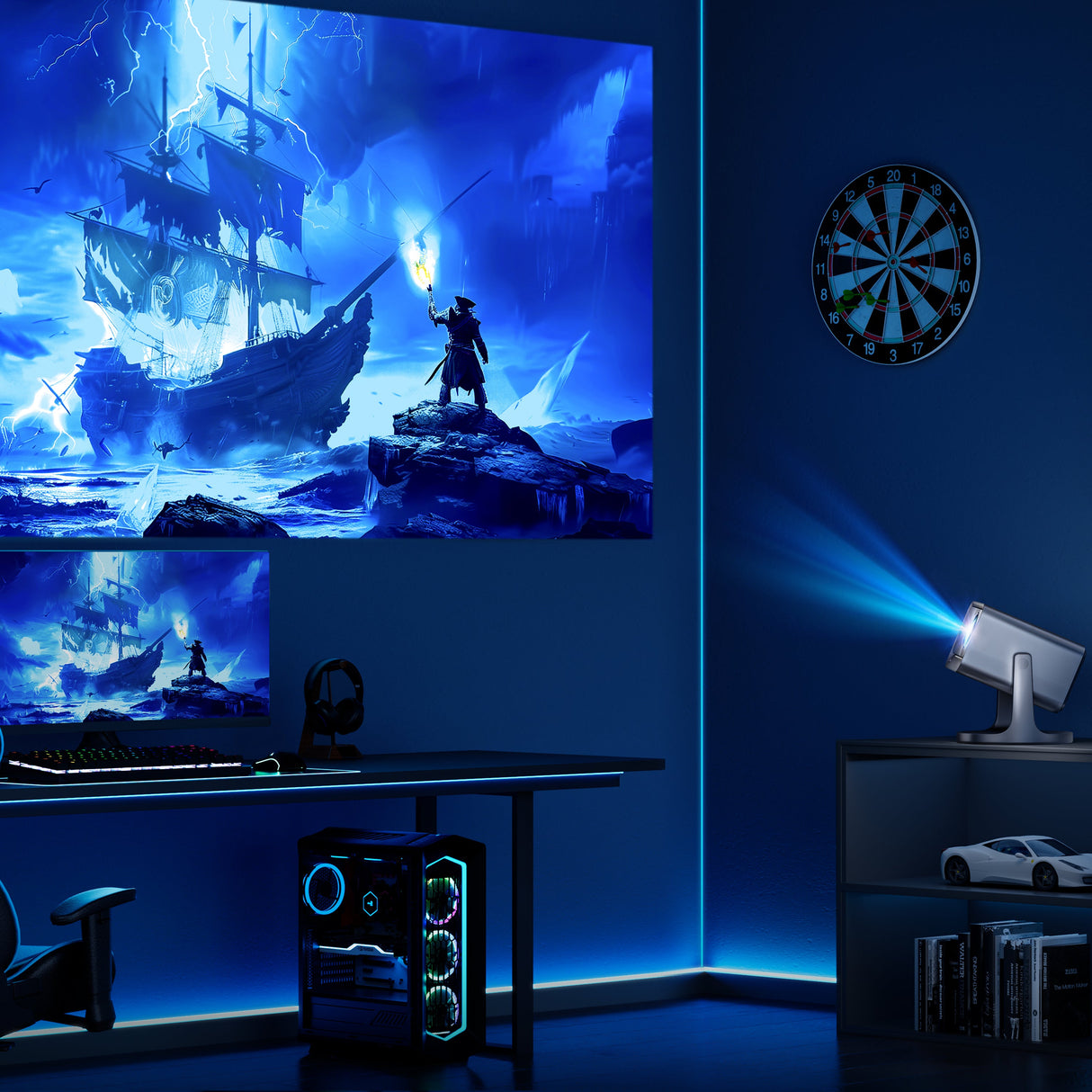 Hisense C2 Pro Trichroma Laser Smart Mini Projector