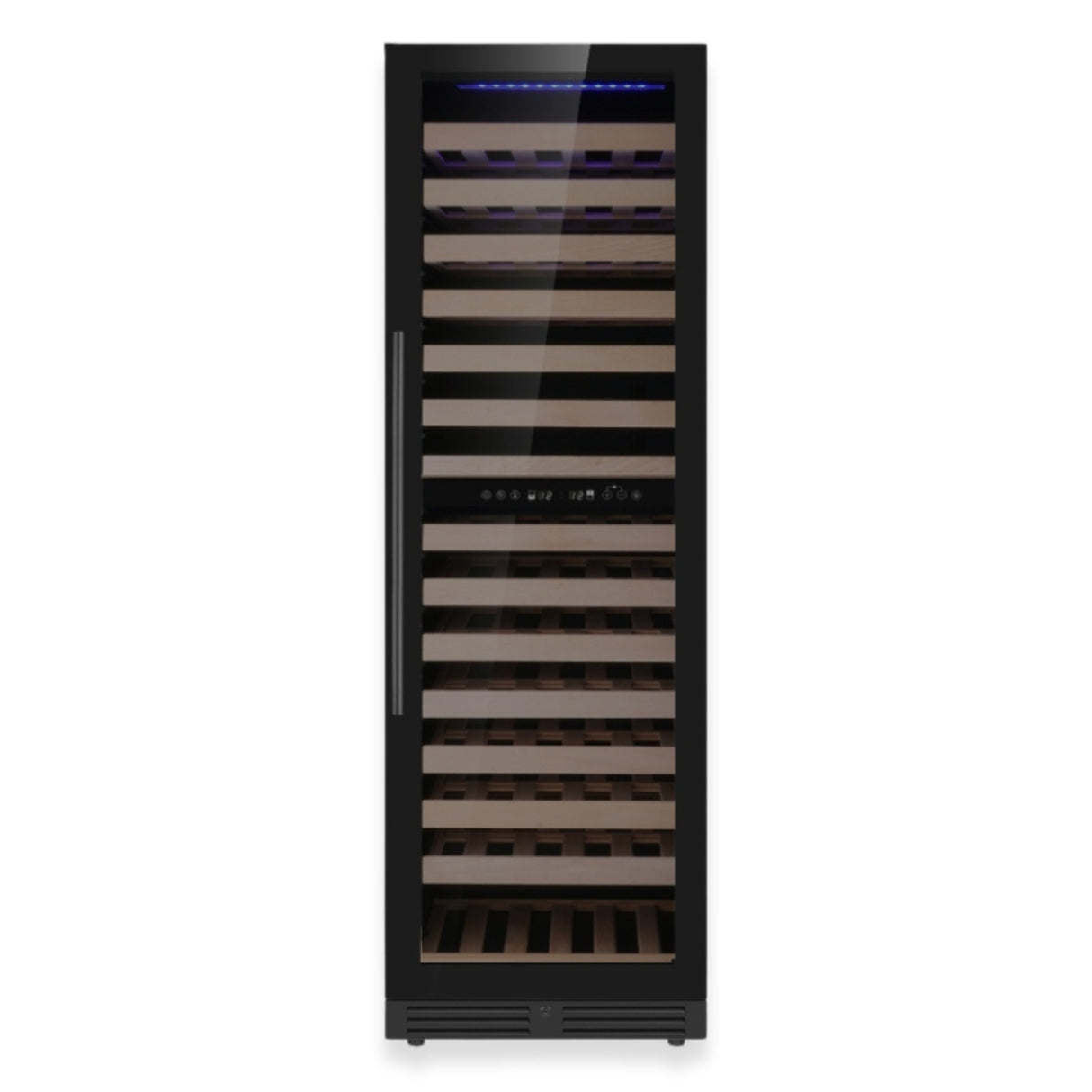 KingsBottle Tall Dual Zone Upright Wine Cooler | Low-E Glass & Silent Cooling