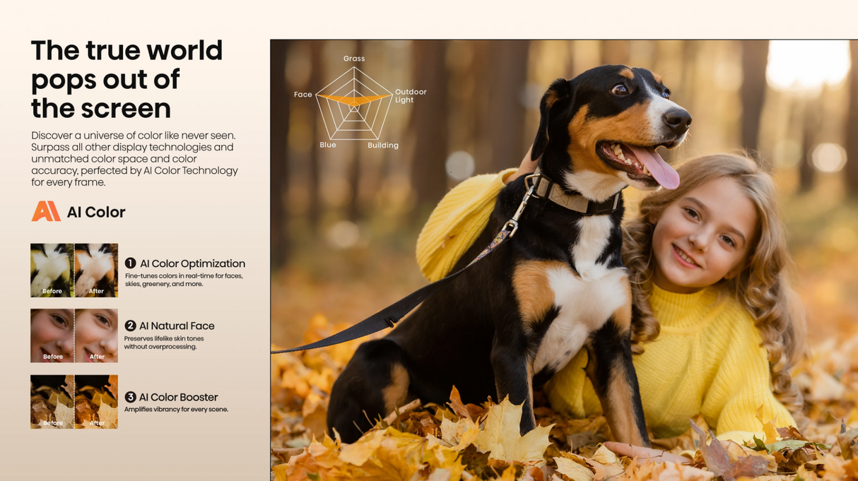 Hisense PT1 4K UHD Triple Laser Ultra Short Throw (UST) Smart Projector (Up to 150")