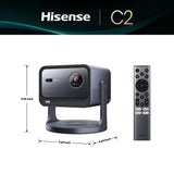 Hisense C2 4k UHD Triple Laser Mini Projector (up to 300")