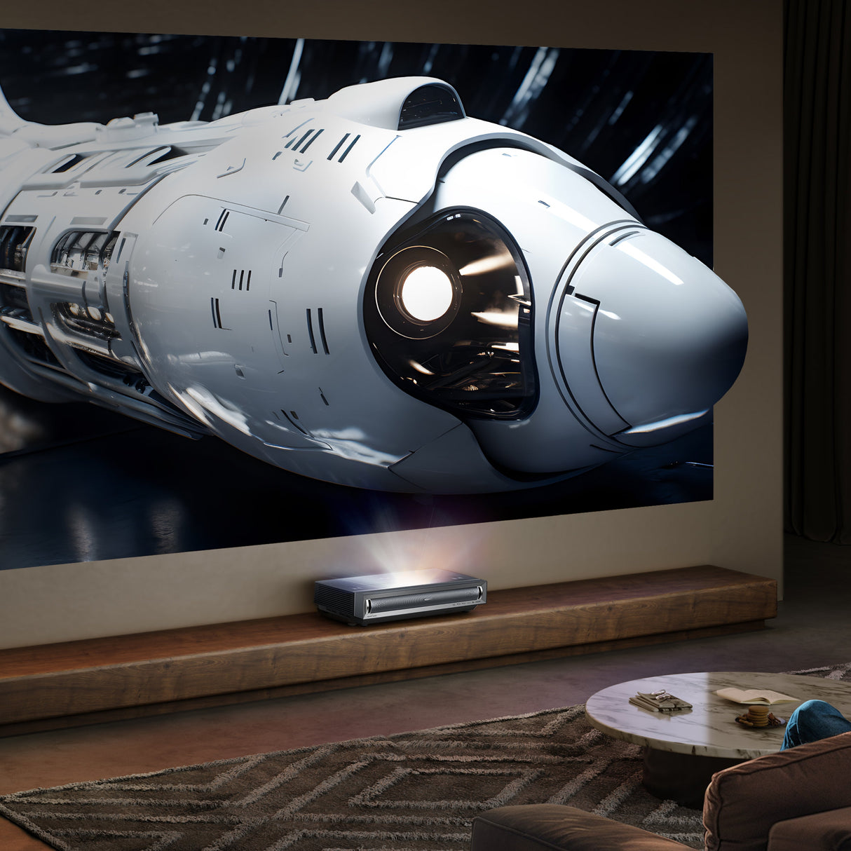 Hisense PX3-PRO 4K UHD Triple Laser UST Home Theater Projector (Up to 150")