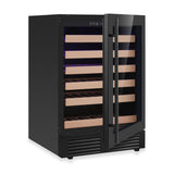 KingsBottle 24-Inch Under-Counter Single Zone Wine Cooler with Low-E Glass Door