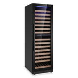 KingsBottle Tall Dual Zone Upright Wine Cooler | Low-E Glass & Silent Cooling