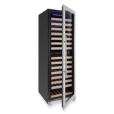 KingsBottle Tall Dual Zone Upright Wine Cooler | Low-E Glass & Silent Cooling