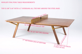 Sean Woolsey Studio Woolsey Indoor Ping Pong Table