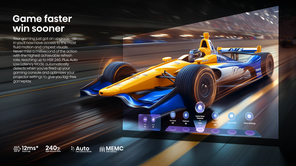 Hisense PT1 4K UHD Triple Laser Ultra Short Throw (UST) Smart Projector (Up to 150")