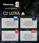 Hisense C2 Ultra Smart Mini Projector (Designed for Xbox)